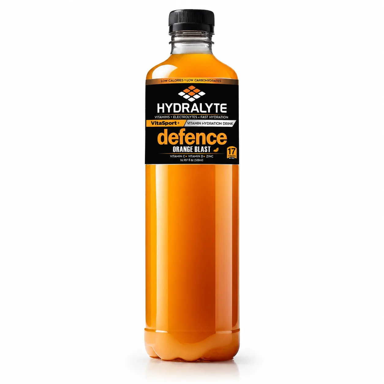 VitaSport+ Defence — Orange Blast 500 ml ready-to-drink bottle